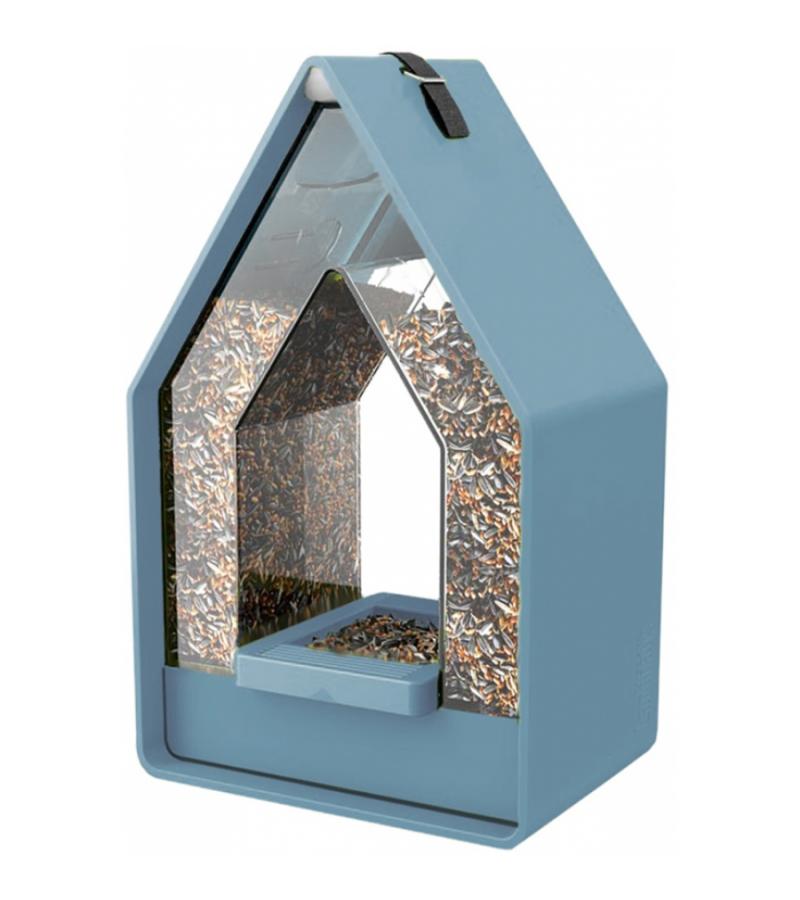 Landhaus Vogelvoederhuisje dispenser - blauw