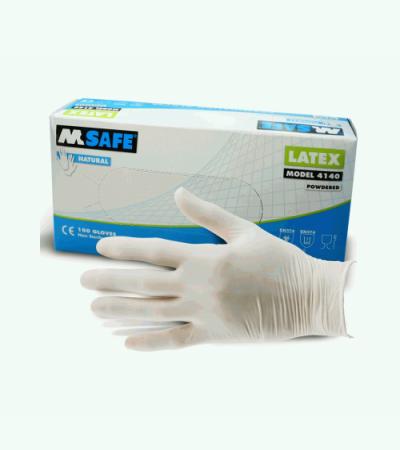 Latex handschoenen - M 100 stuks in doos