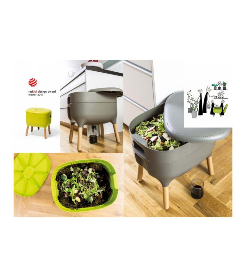 Wormenbak composter - bruin