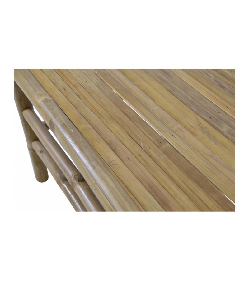 Bamboe kruk rechthoek 58-48-39 cm - Set van 3 stuks
