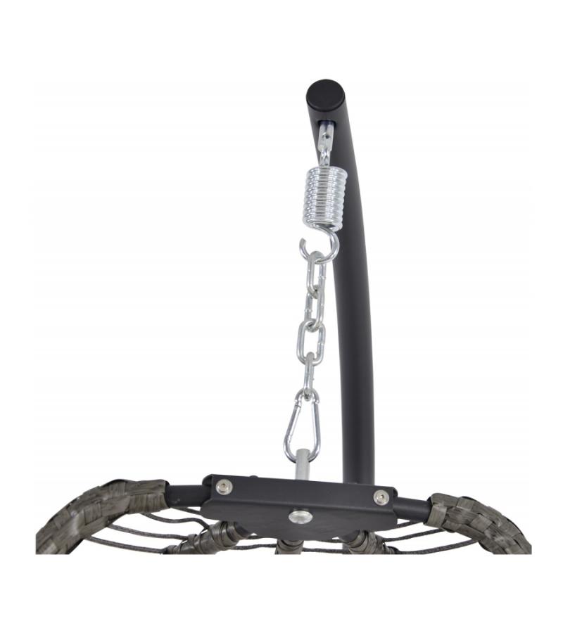 Rope Hangstoel grijs