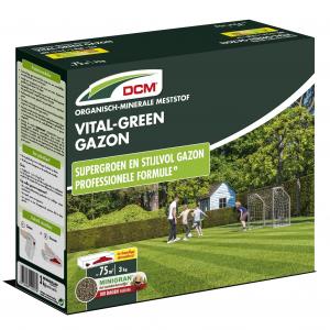 Afbeelding Dcm Vital-Green - Gazonmeststoffen - 3 kg (Mg) door Tuinexpress.nl