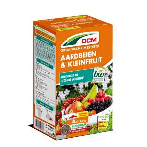 Afbeelding Dcm Meststof Aardbei & Kleinfruit 20 m2 - Moestuinmeststoffen - 1.5 kg (Mg) door Tuinexpress.nl