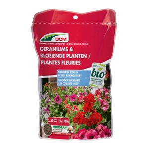Afbeelding DCM Mest voor Geraniums en bloeiende planten - 0,75 kg door Tuinexpress.nl