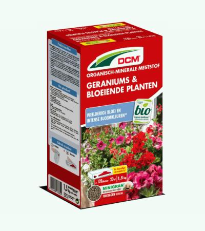 DCM Mest voor Geraniums en bloeiende planten - 1,5 kg