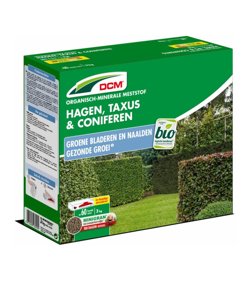 DCM Mest voor hagen, taxus en coniferen - 3 kg