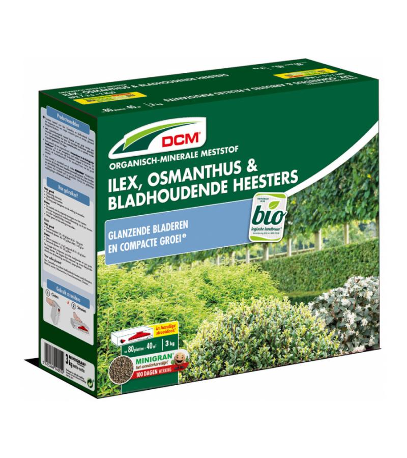 DCM Mest voor ilex, osmanthus en bladhoudende heesters - 3 kg