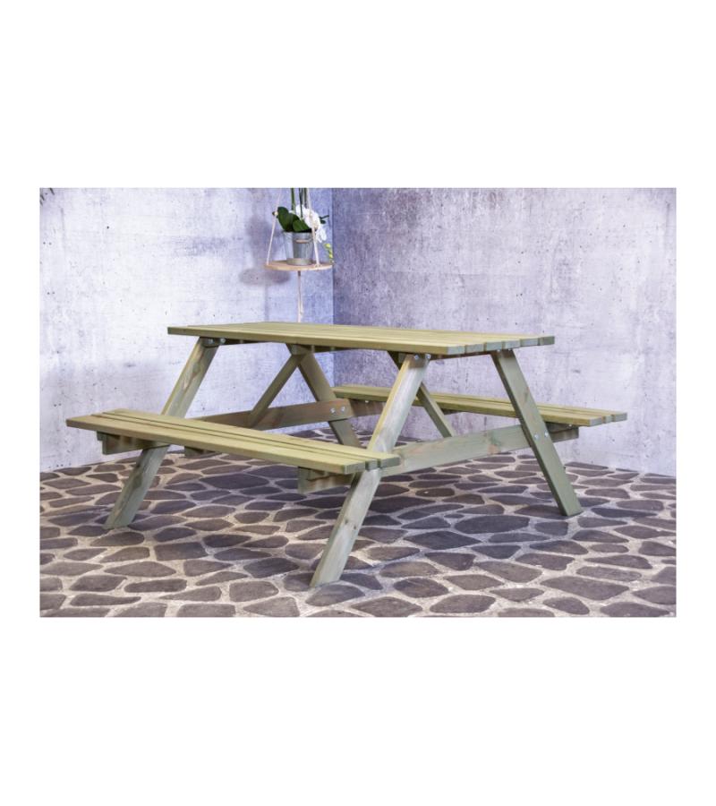 SenS-Line Picknicktafel Remia 150 cm geïmpregneerd hout 