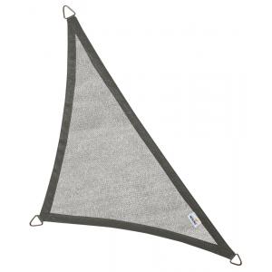 Afbeelding Coolfit schaduwdoek driehoek 90 graden antraciet - 5.0 x 5.0 x 7.1 meter door Tuinexpress.nl