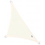 Nesling Coolfit schaduwdoek driehoek 90 graden gebroken wit 5 x 5 x 7.1 meter