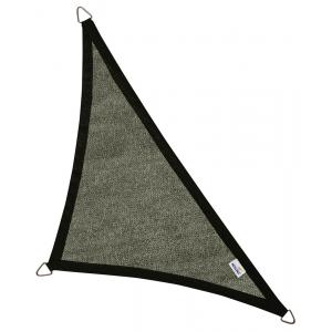 Coolfit schaduwdoek driehoek 90 graden zwart - 5.0 x 5.0 x 7.1 meter
