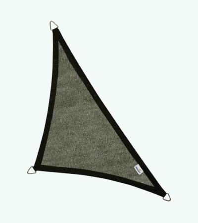 Nesling Coolfit schaduwdoek driehoek 90 graden zwart 5 x 5 x 7.1 meter
