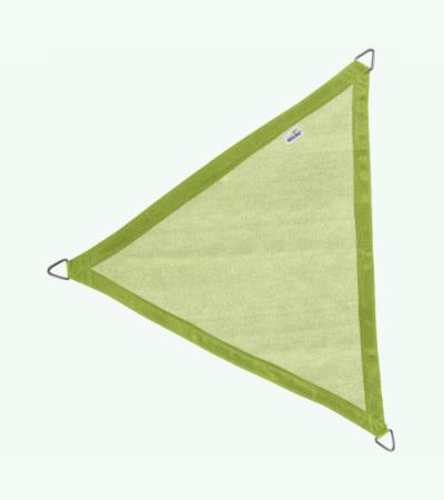 Nesling Coolfit schaduwdoek driehoek lime groen 5 x 5 x 5 meter