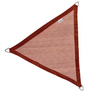 Coolfit schaduwdoek driehoek terracotta - 5.0 x 5.0 x 5.0 meter