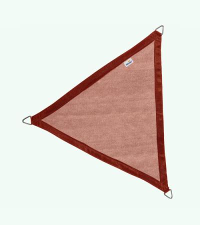 Nesling Coolfit schaduwdoek driehoek Terracotta 5 x 5 x 5 meter