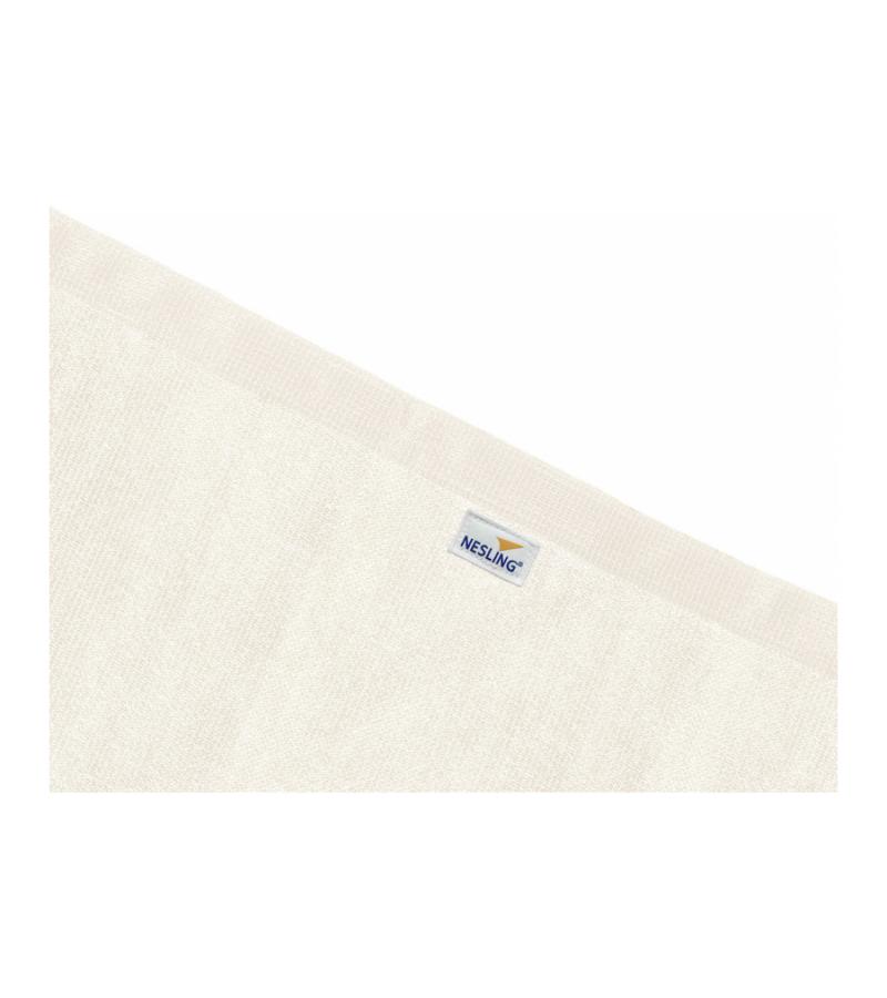Nesling Coolfit schaduwdoek vierkant gebroken wit 5 x 5 x 5 meter