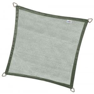 Afbeelding Nesling Coolfit schaduwdoek vierkant lime olijf 3.6 x 3.6 x 3.6 meter door Tuinexpress.nl