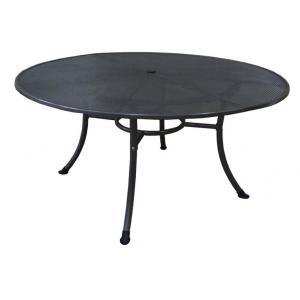 Ronde tuintafel grijs 150 cm