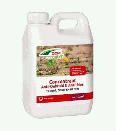 DCM Anti-Onkruid/Mos-Terras&Paden concentraat. 2,5 liter