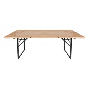 Contract Familielid patroon Esschert Design Inklapbare houten kindertafel H 54 x 110 x 40 cm |  Tuinexpress.nl