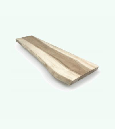 Suar boomstam plank 100 x 25 cm