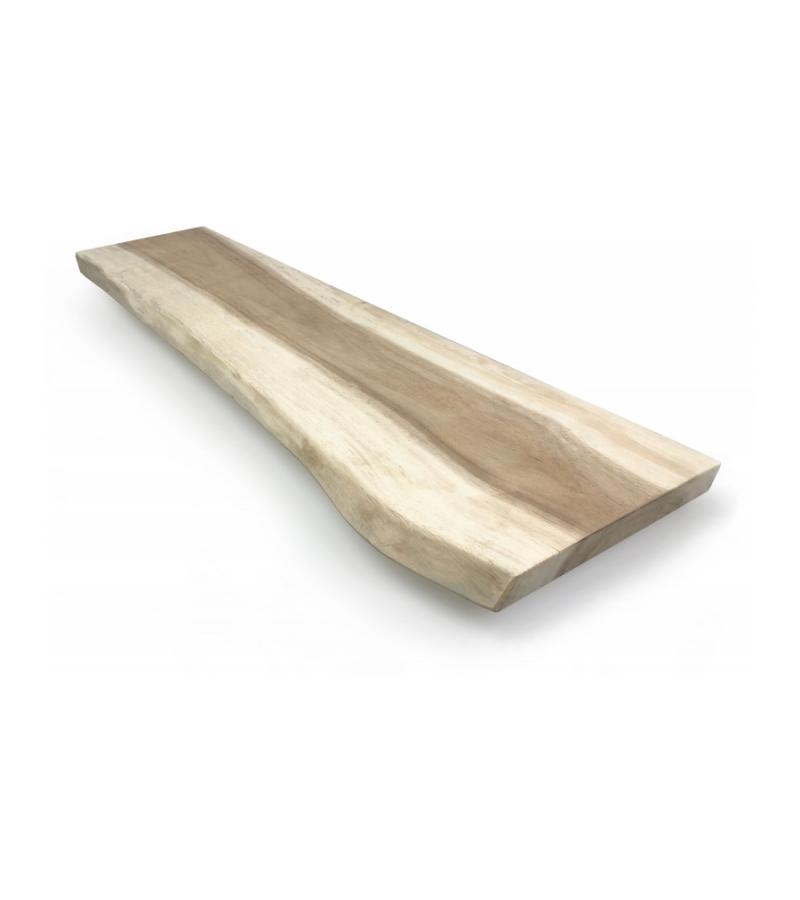 Suar boomstam plank 120 x 25 cm
