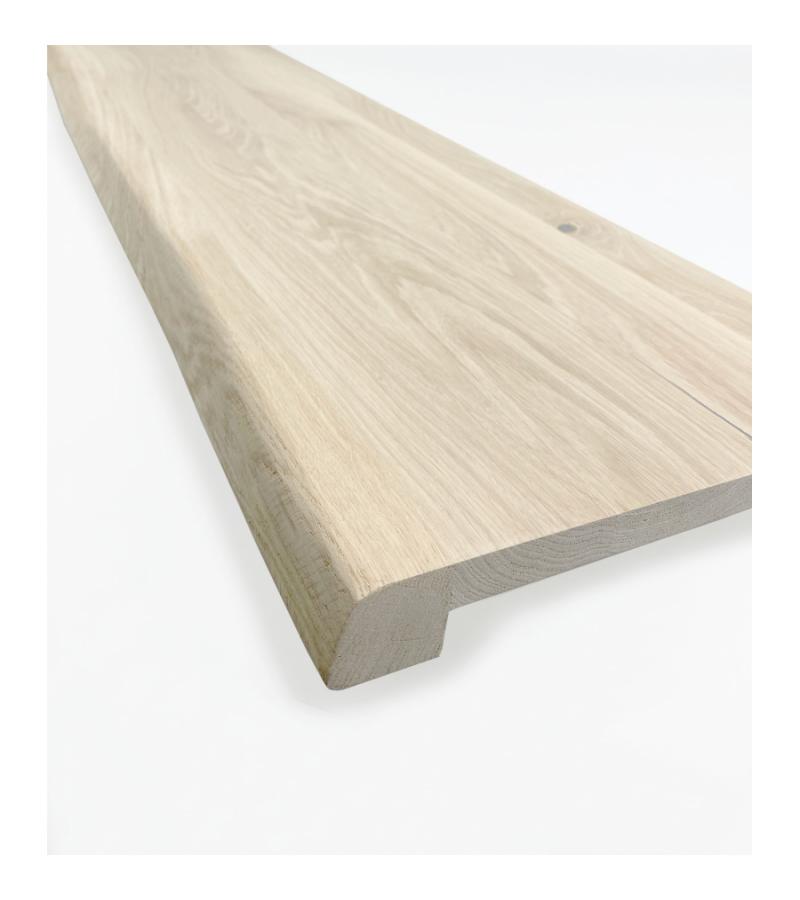 Overzet vensterbank eiken boomkant 150 x 40 cm