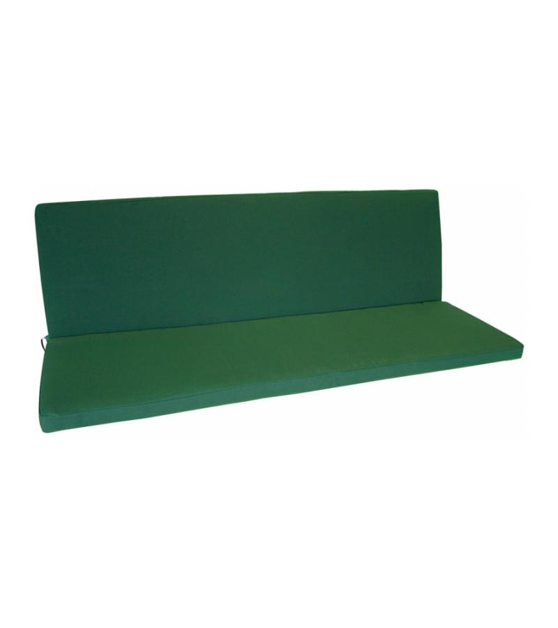 Tuinbankkussen - Polyester - Groen 140 cm