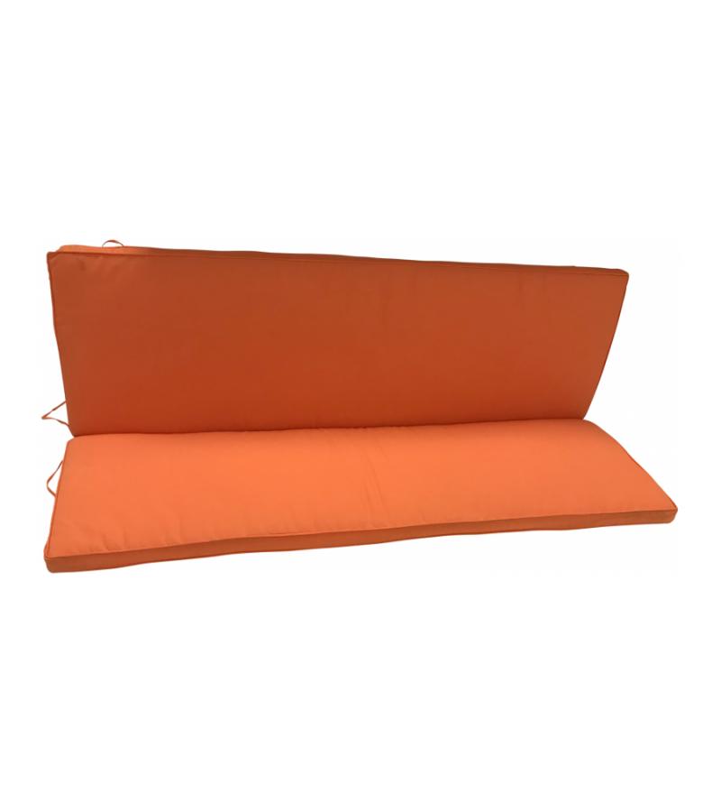 Tuinbankkussen - Polyester - Oranje 140 cm