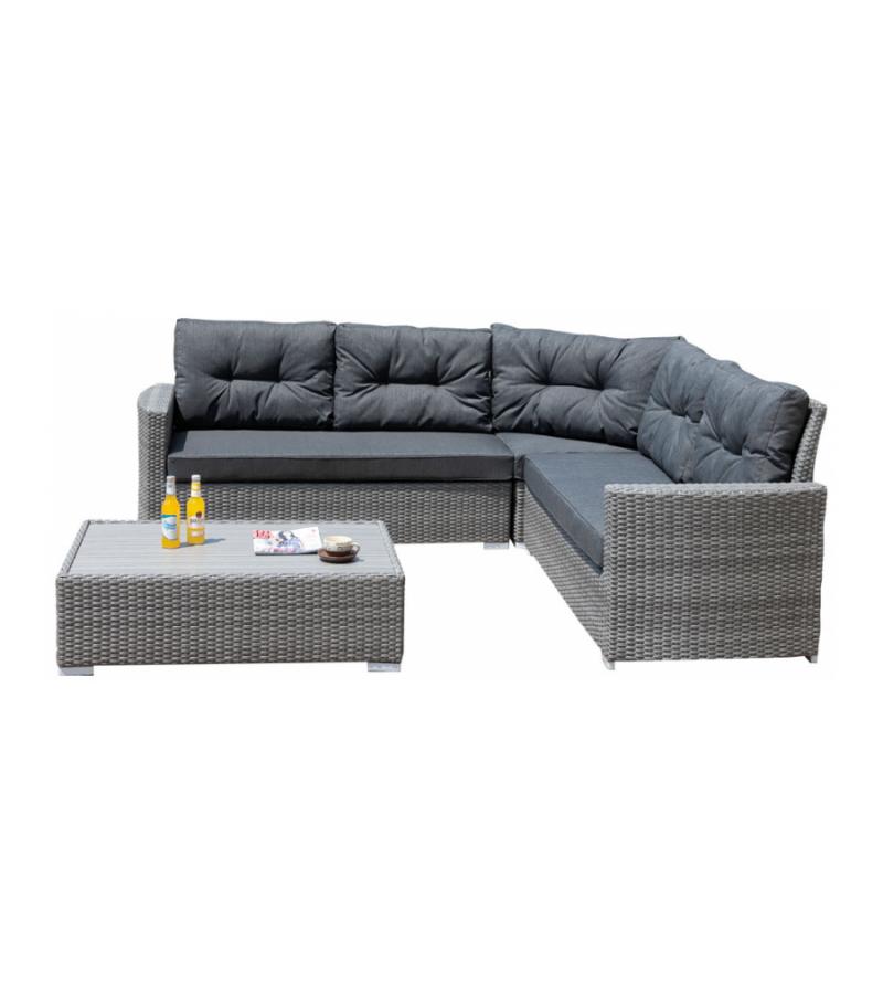 Loungeset Texel met verstelbare tafel