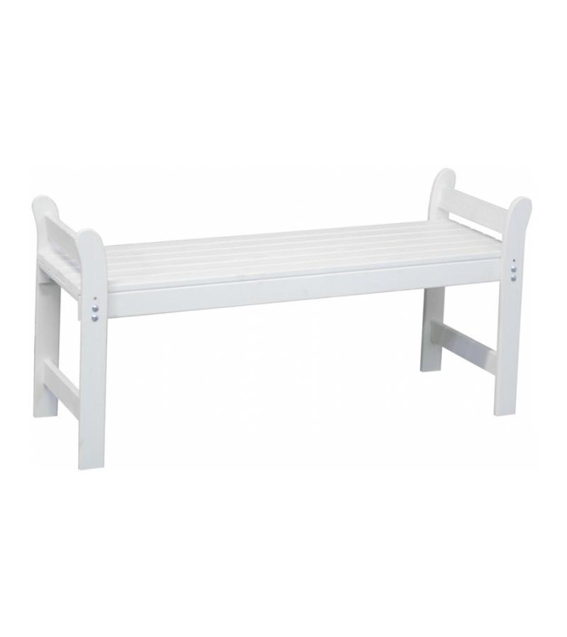 Grunn 2-persoons tuinbank wit