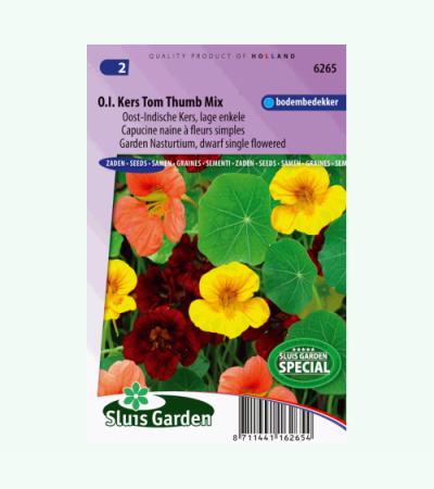Lage enkele Oost-Indische kers bloemzaden – Oost-Indische kers Tom Thumb mix