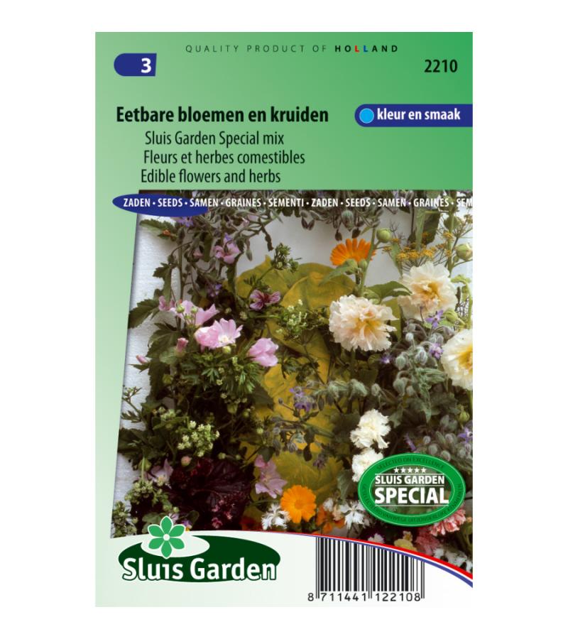 Eetbare bloemen en kruiden zaden - Sluis Garden Special mix