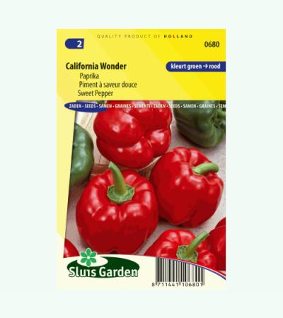 Paprika zaden - California Wonder