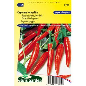 Afbeelding Spaanse peper zaden - Cayenne long slim door Tuinexpress.nl