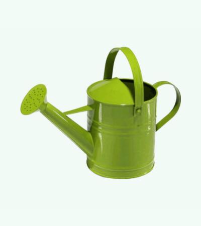 Kindergieter metaal groen