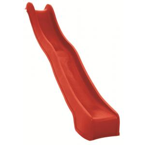 Kunststof glijbaan 300cm rood - geschikt voor platformhoogte 130-160cm