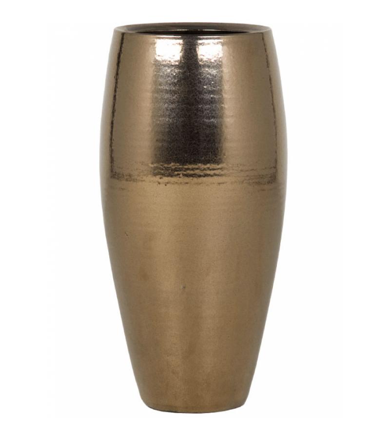 Amora high bloempot 22x22x45 cm goud