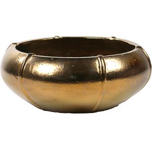Moda bowl bloempot 55x55x22 cm goud