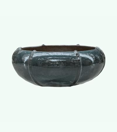 Moda bowl bloempot 55x55x22 cm oceaanblauw