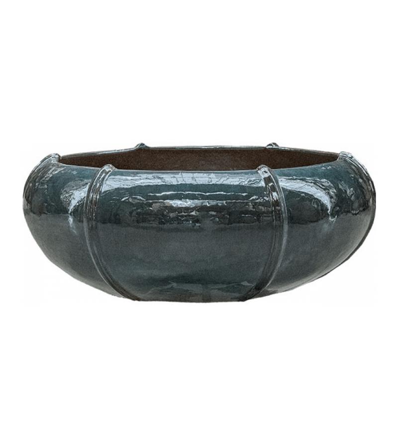 Moda bowl bloempot 55x55x22 cm oceaanblauw