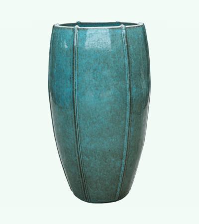 Moda pot high bloempot 43x43x74 cm blauw