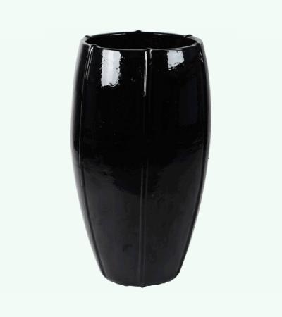 Moda pot high bloempot 43x43x74 cm zwart