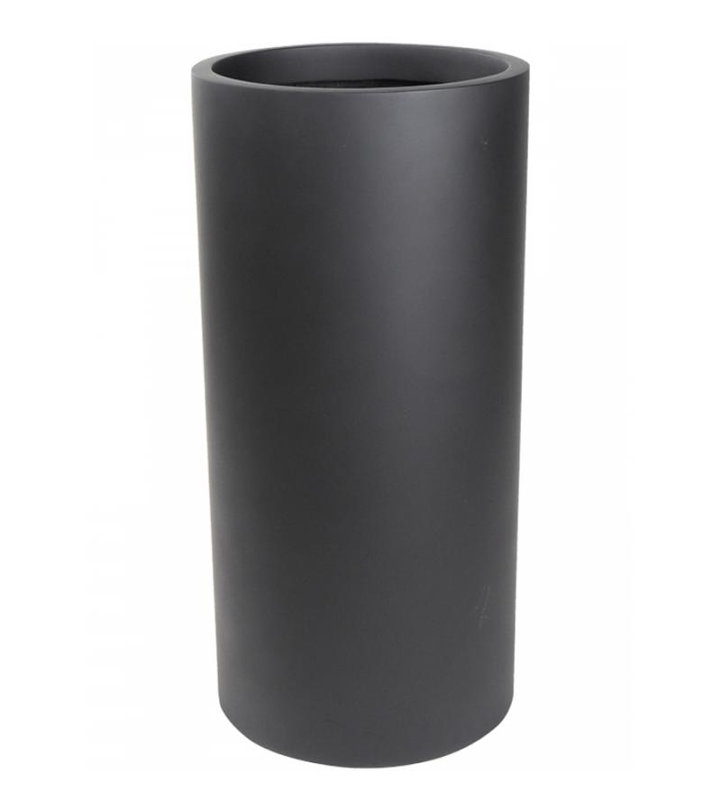 Ter Steege Charm bloempot Cylinder 33 x 68 cm zwart