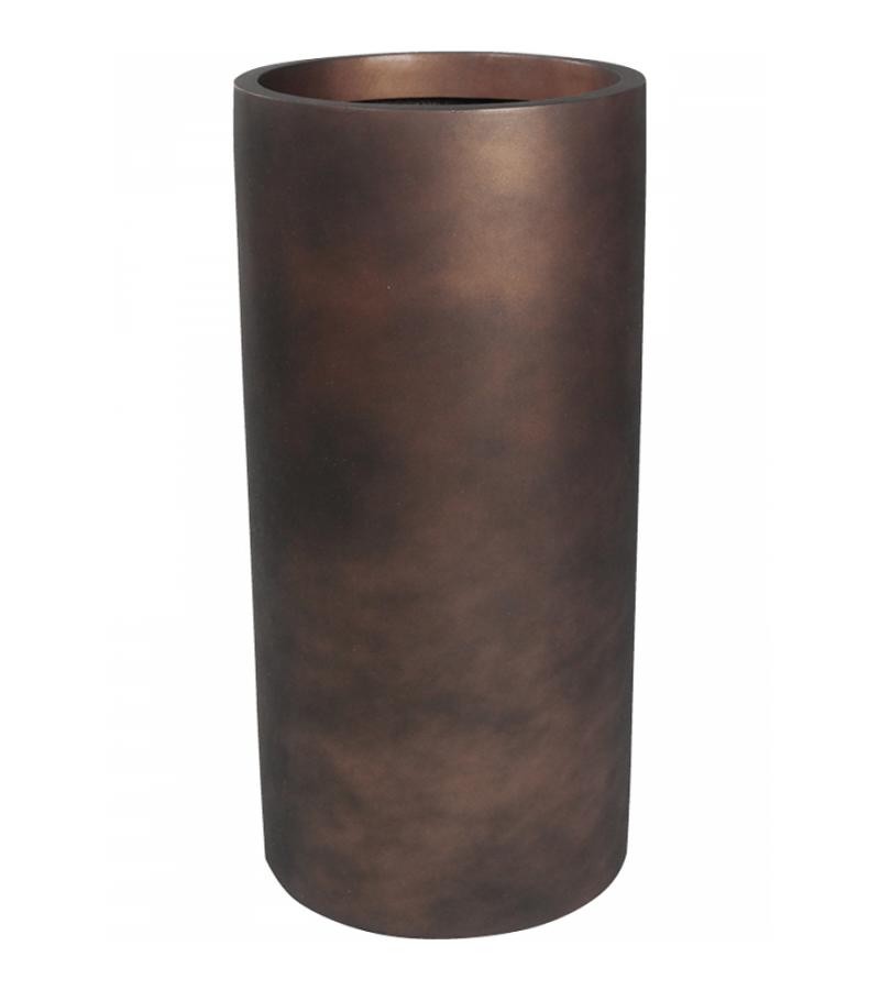 Ter Steege Charm bloempot Cylinder 37 x 90 cm brons