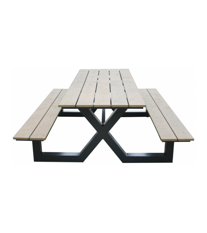 Picknicktafel Family aluminium zand