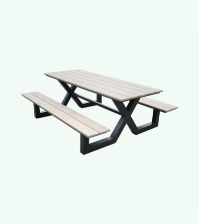 Picknicktafel Family aluminium zand