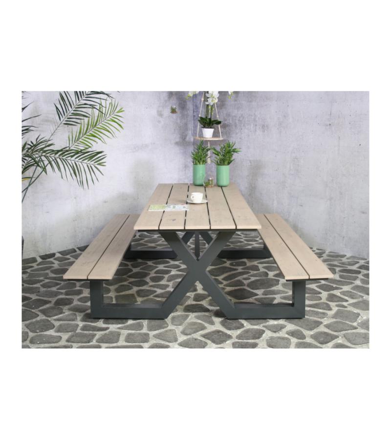 Picknicktafel Family aluminium zand