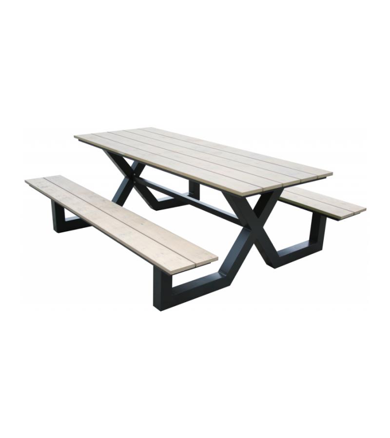 Picknicktafel Family aluminium zand