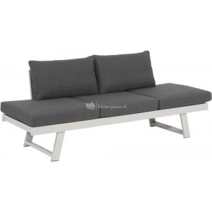 Mojito Blanco 2-in-1 loungebank/ligbed aluminium